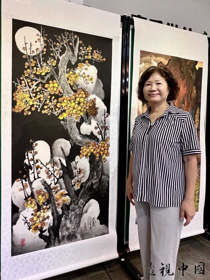 陳文珍「緣墨台南」個展 以水墨氣韻美學，表達對生命和自然的情感和思考（圖：秘書處 提供）-透视中国