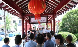 管仲铜像落成如东掘港博爱广场，管子文化研究传承硕果累累