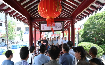 管仲铜像落成如东掘港博爱广场，管子文化研究传承硕果累累