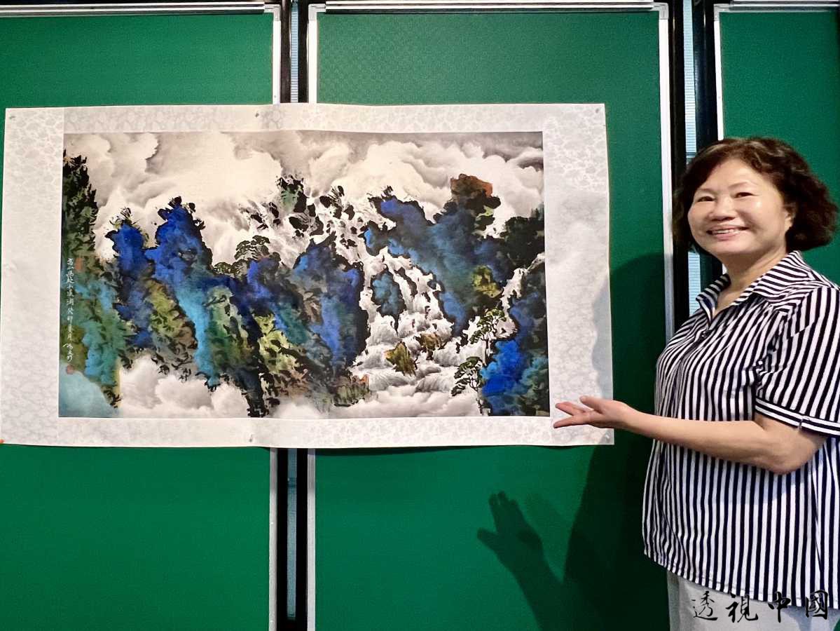「緣墨台南」展覽邀您欣賞 陳文珍老師以水墨畫作品 展現生命與自然的美好（圖：秘書處 提供）-透视中国