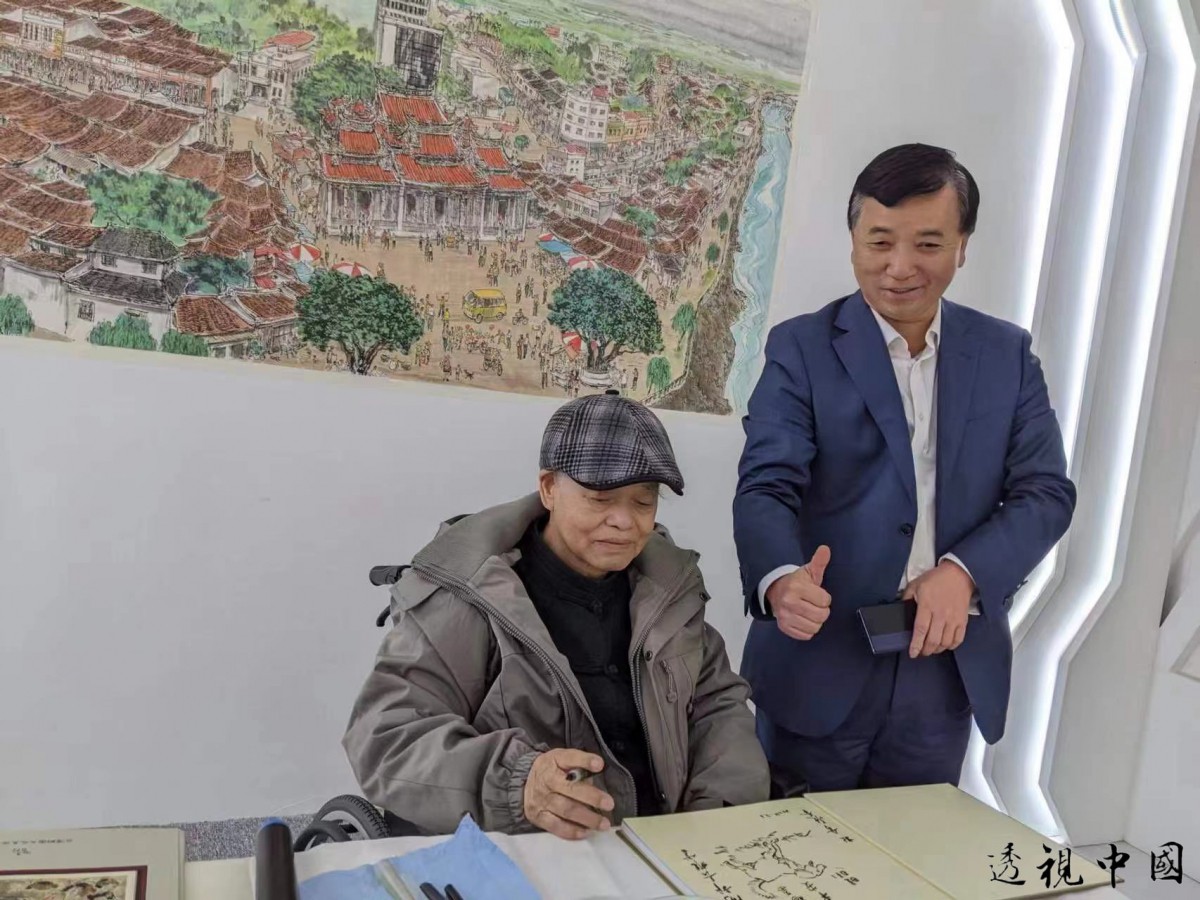 林晉大師「台灣回家」個展在四川省三都博物館開幕（記者 王克瑞 攝）-透视中国