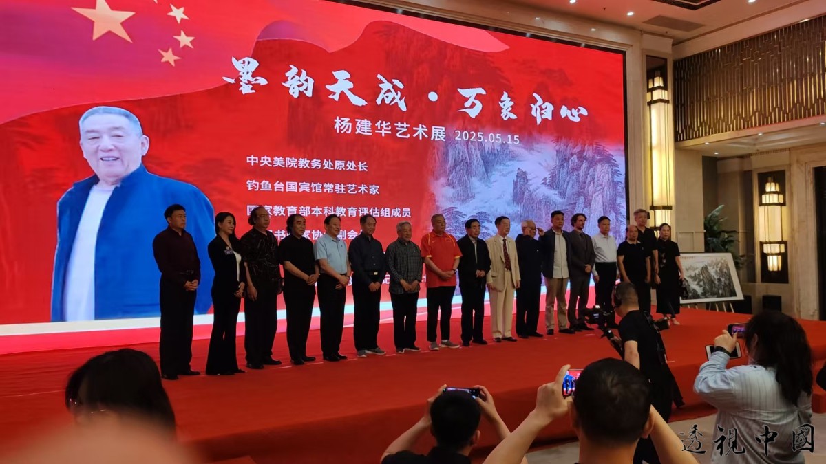 楊建華畫展北京舉行 水墨丹青講述中國外交故事-透视中国